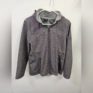 Zeroxposur Women's M Gray Lightly Lined Full Zip Jacket